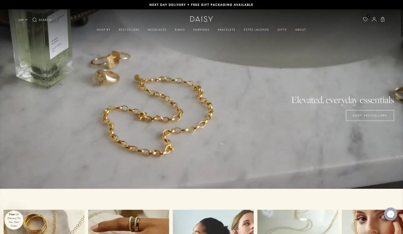 Daisy London website image